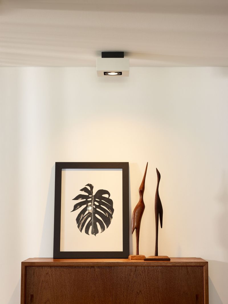 Lucide XIRAX - Stropné bodové svietidlo - LED Dim to warm - GU10 - 1x5W 2200K/3000K - White